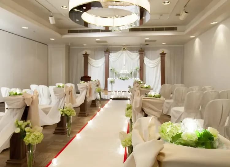 Indoor wedding