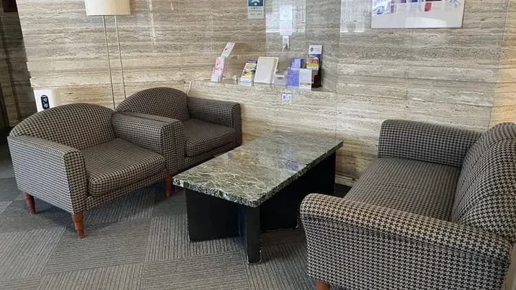 Lobby sitting area