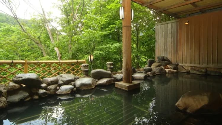 定山溪溫泉 章月大飯店｜露天溫泉/桑拿-2