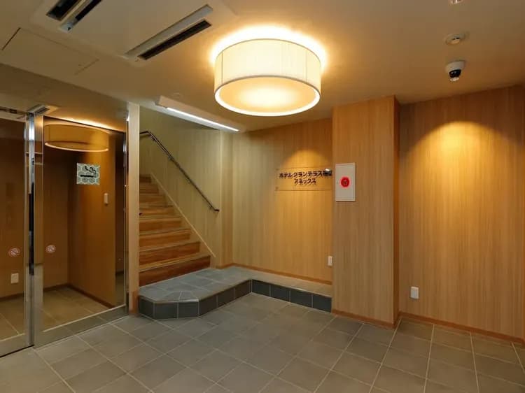 Interior entrance