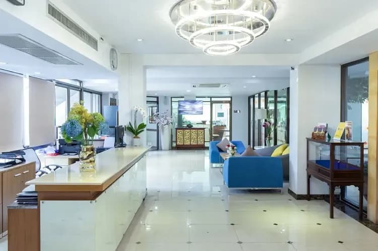 Lobby sitting area