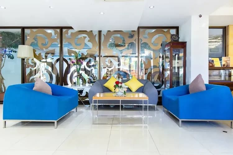 Lobby sitting area