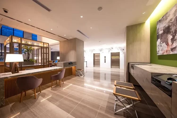 Check-in/check-out kiosk