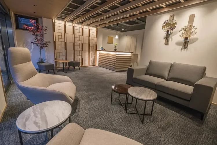 Lobby sitting area