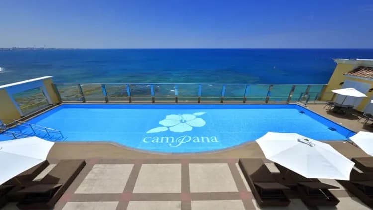 沖繩船舶Campana飯店|露天泳池/大眾浴場/美國村步行5分/AEON購物中心北谷店步行7分-8