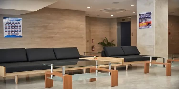 Lobby sitting area