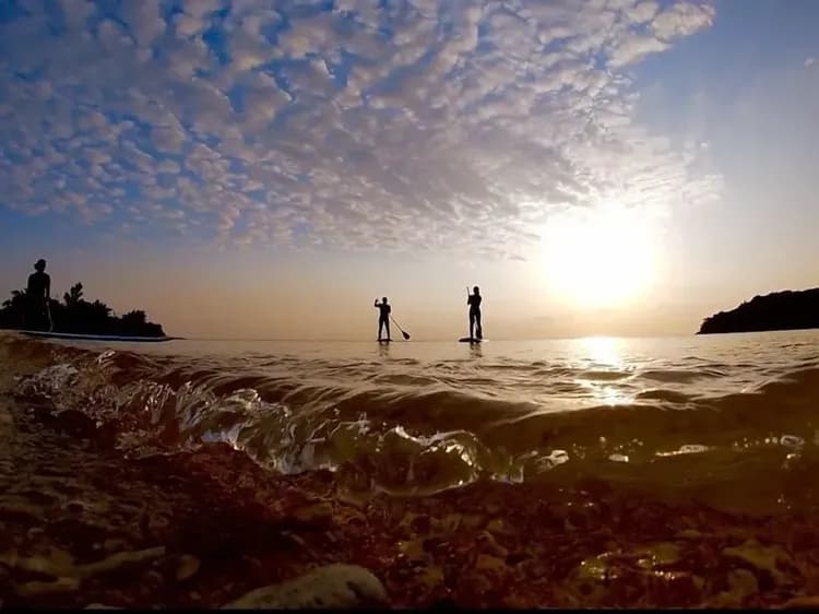 Surfing/boogie boarding