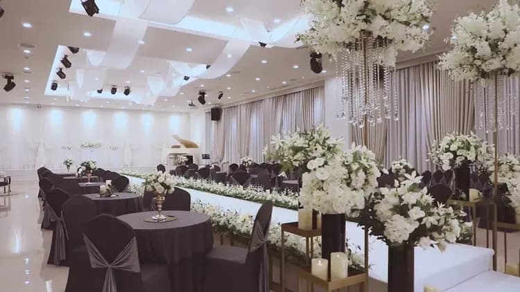 Indoor wedding