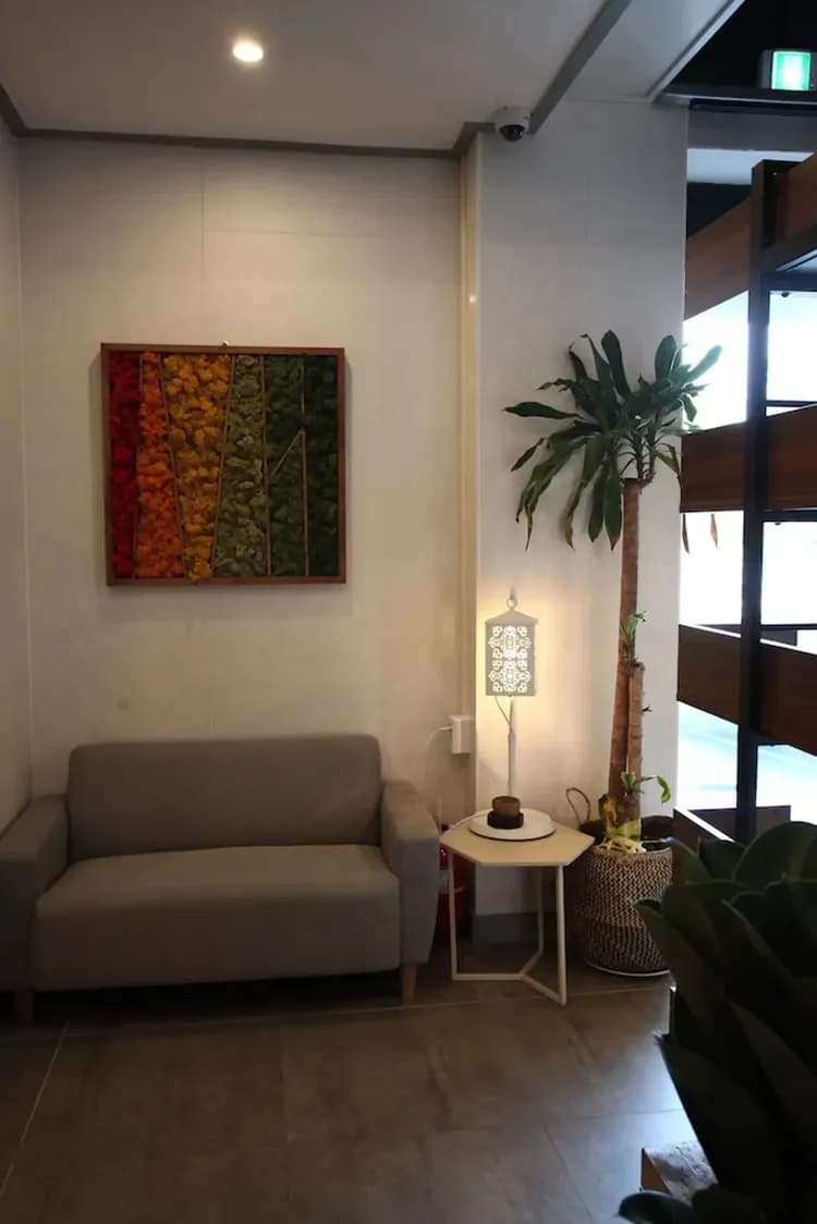 Lobby sitting area