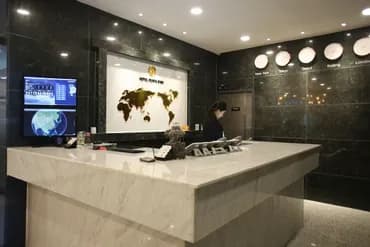 Check-in/check-out kiosk