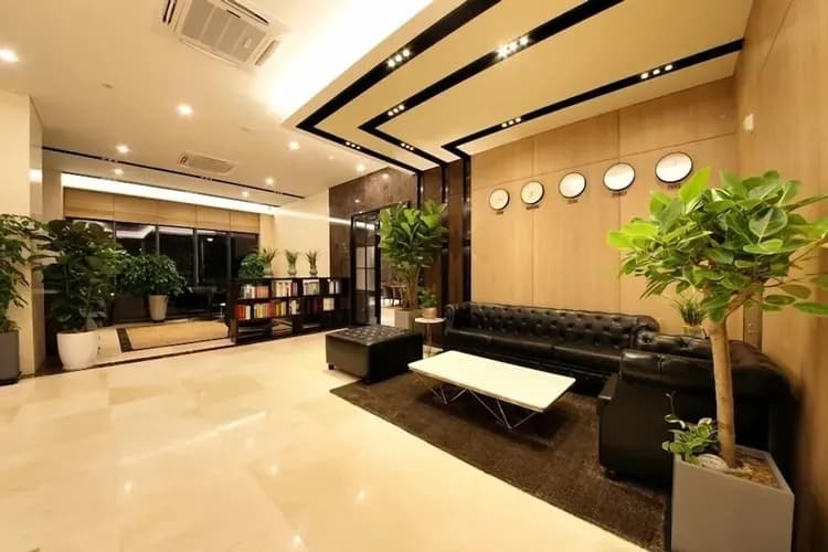 Lobby sitting area