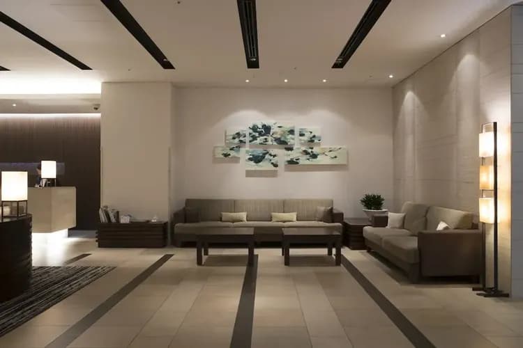 Lobby sitting area