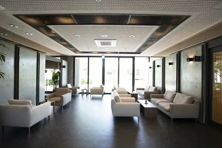Lobby sitting area