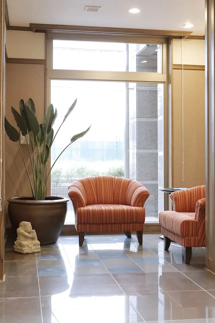 Lobby sitting area