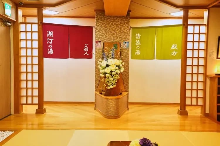 富士山河口湖溫泉 花水庭飯店｜溫泉浴場/河口湖旁-14
