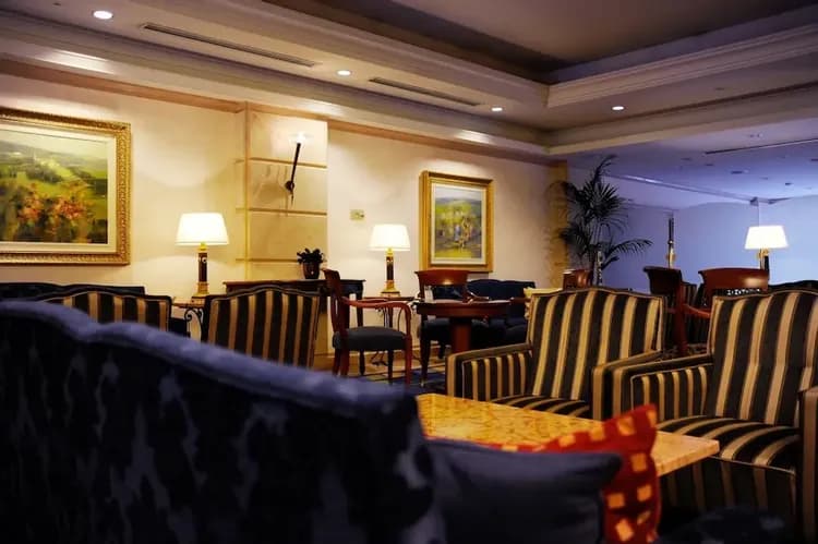 Lobby sitting area