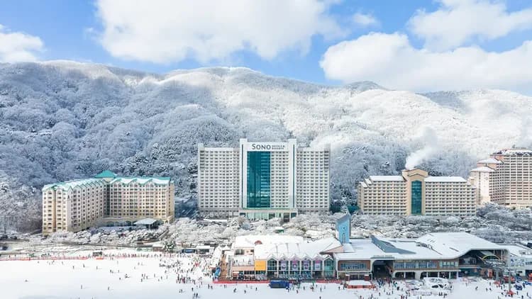 洪川大明SONO VIVALDIPARK滑雪度假村