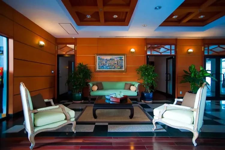 Lobby sitting area
