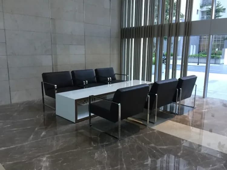 Lobby sitting area