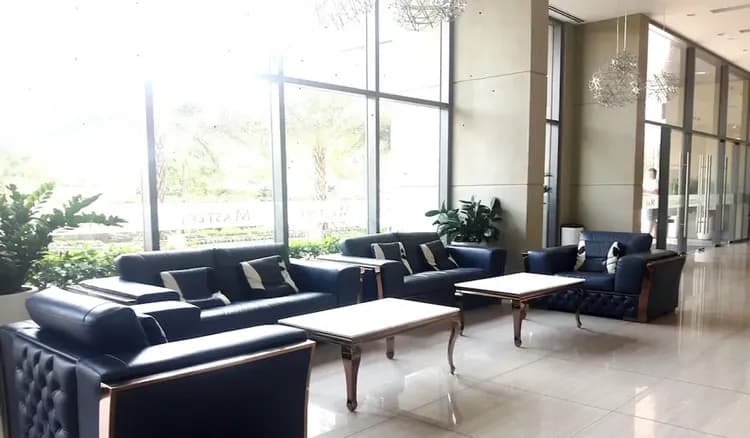 Lobby sitting area