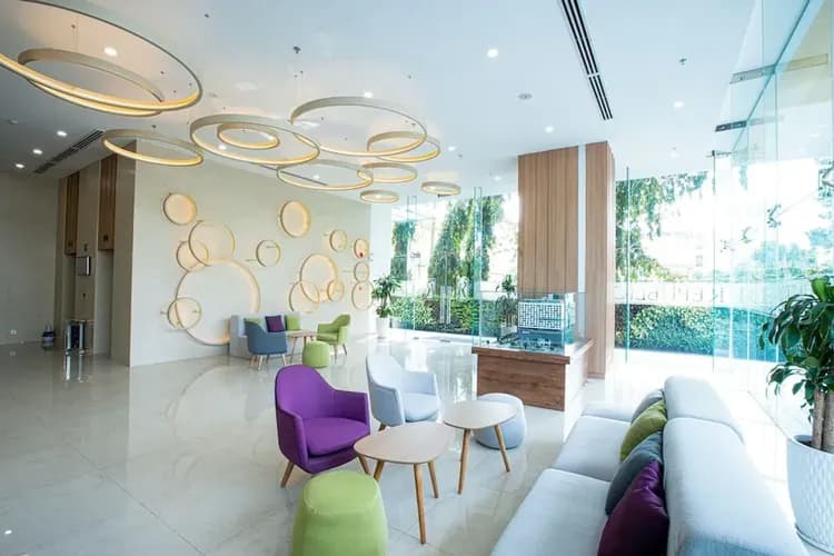 Lobby sitting area