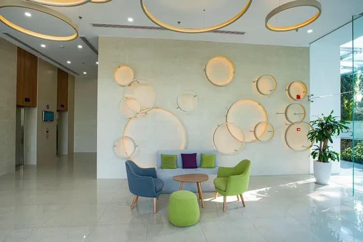 Lobby sitting area