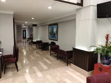 Lobby sitting area
