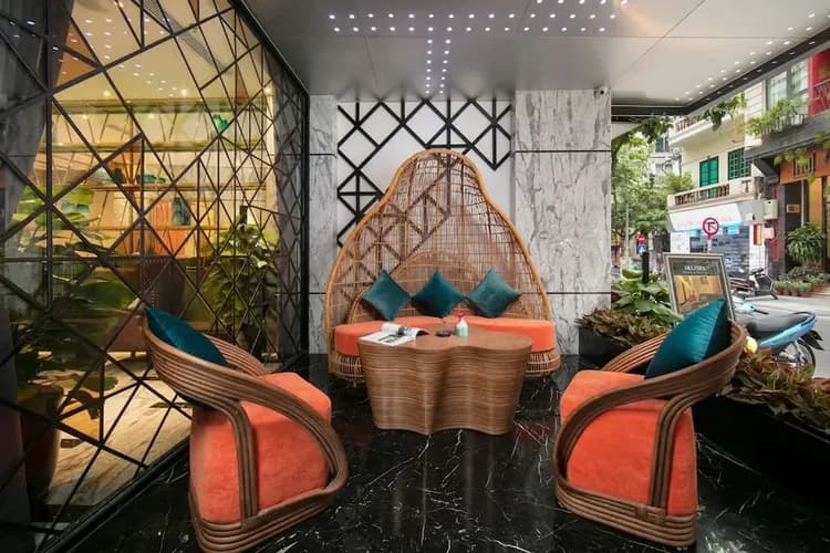 Lobby sitting area
