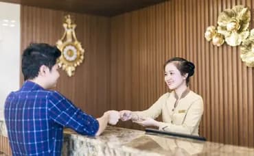 Check-in/check-out kiosk