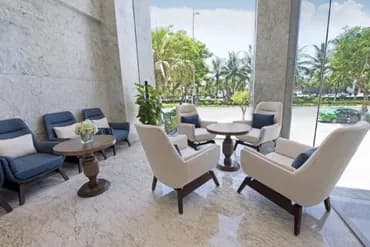 Lobby sitting area