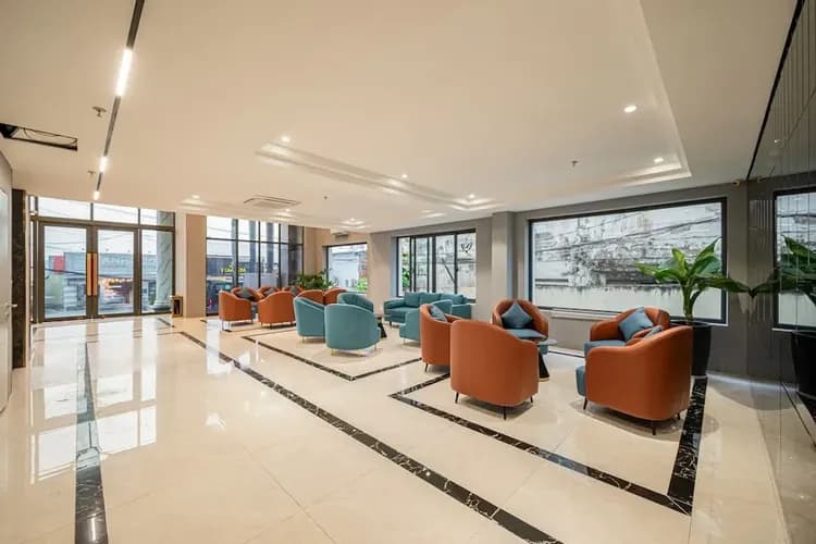 Lobby sitting area