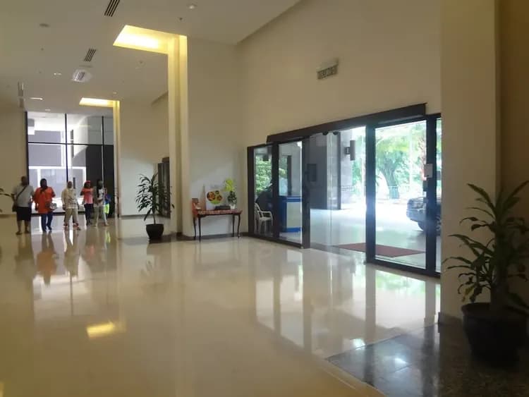 Interior entrance