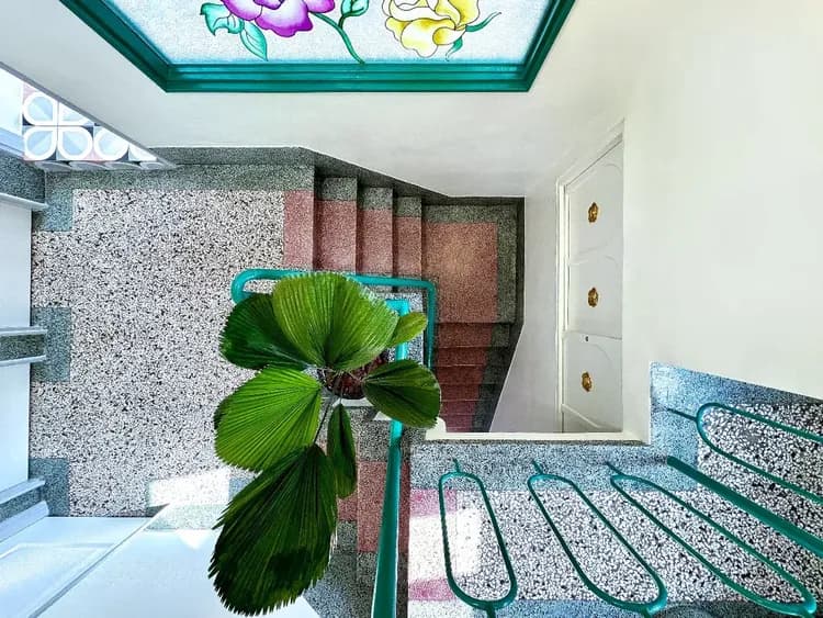 朗香洋房-磨石子樓梯