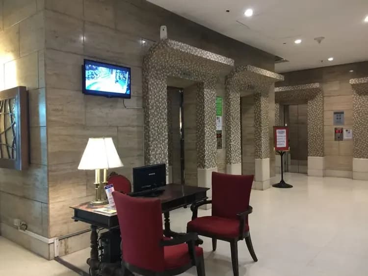 Lobby sitting area