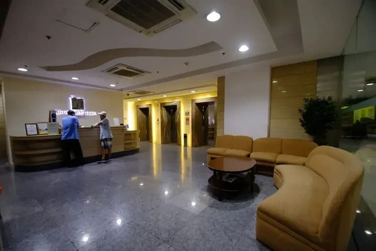 Lobby sitting area