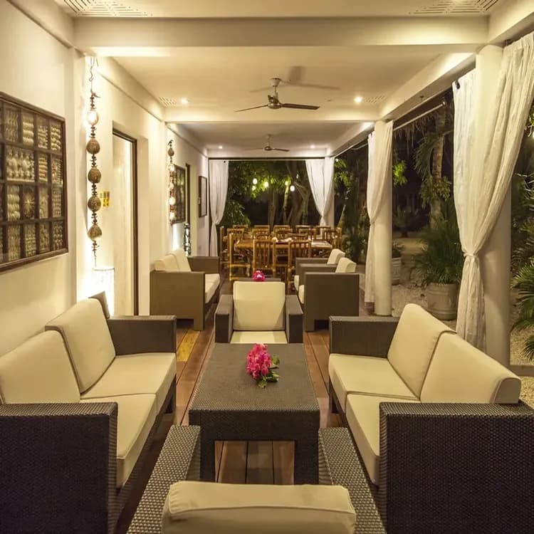 Lobby sitting area