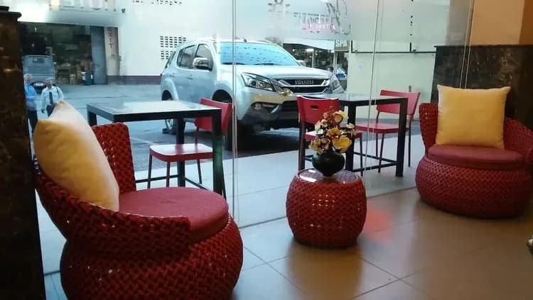 Lobby sitting area