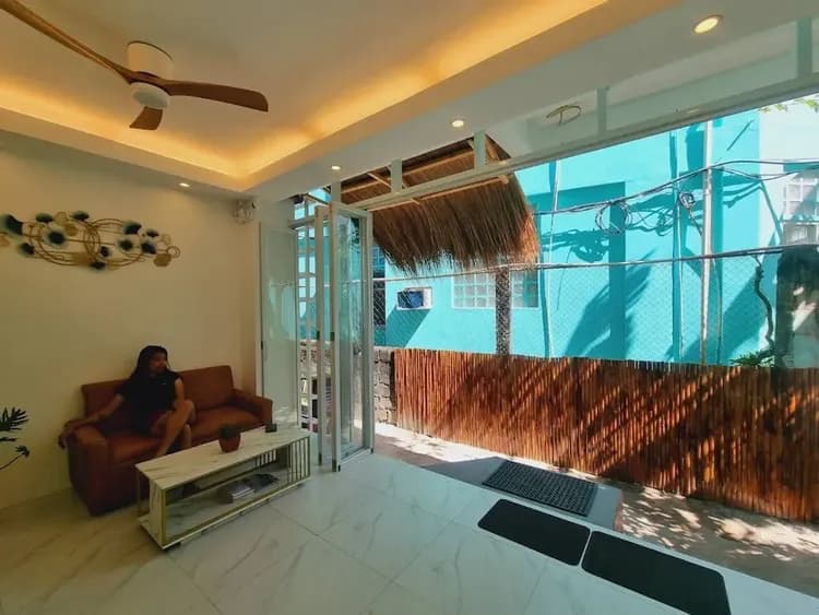 Interior entrance