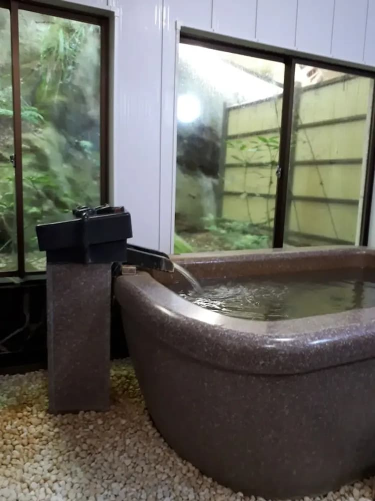 Indoor spa tub