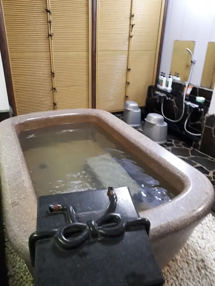 Indoor spa tub