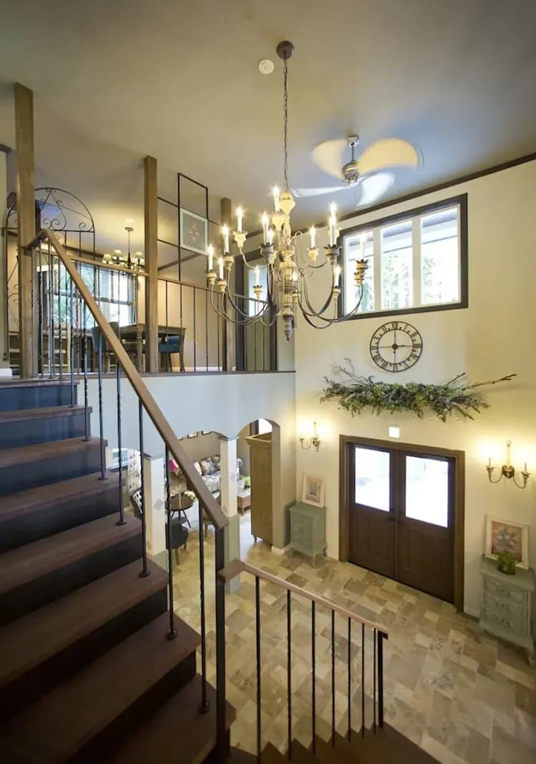 Interior entrance