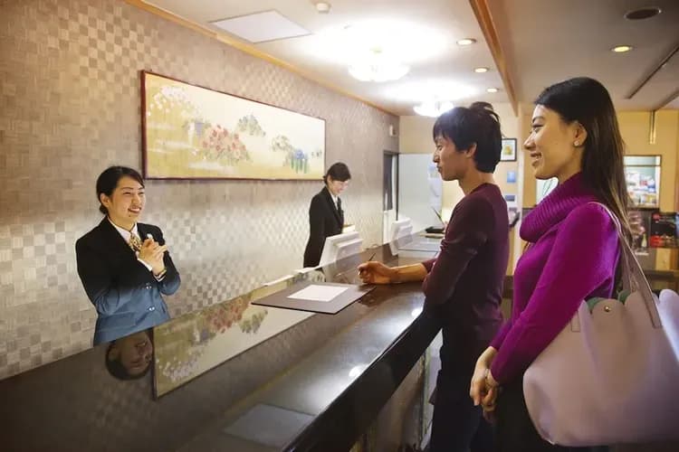 Check-in/check-out kiosk