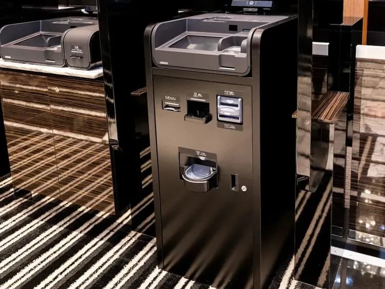 Check-in/check-out kiosk