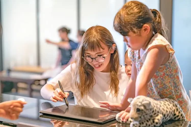 Check-in/check-out kiosk