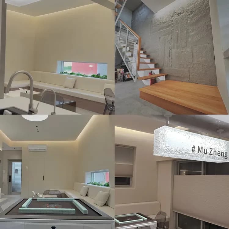 Mu Zheng Farm_Yan 2 Hall｜6~14 people Chiayi Private Bed and Breakfast｜Karaoke_Electric Mahjong_Barbeque_Super large projector_Electric arcade_Kitchen-13