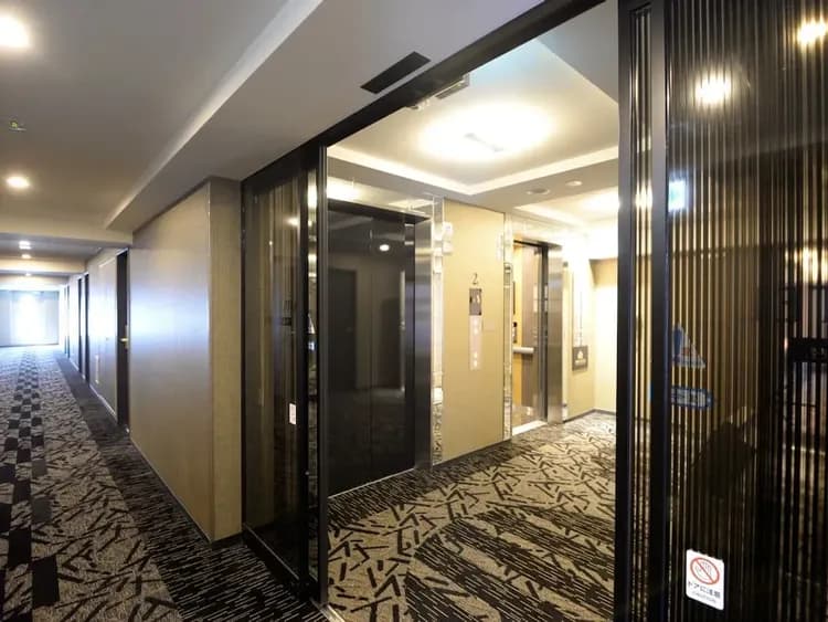 Interior entrance