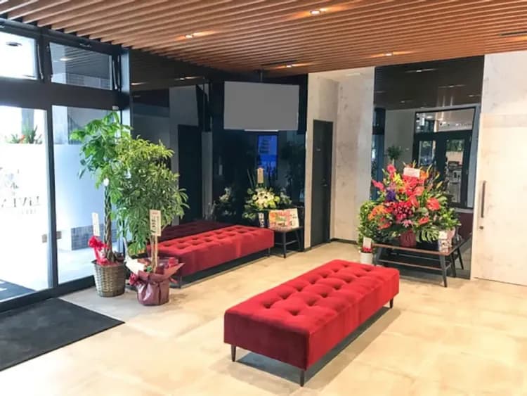 Lobby sitting area