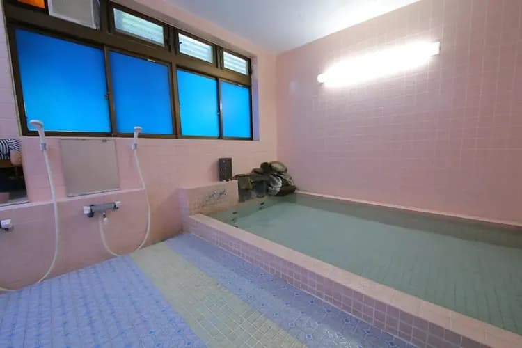 Indoor spa tub
