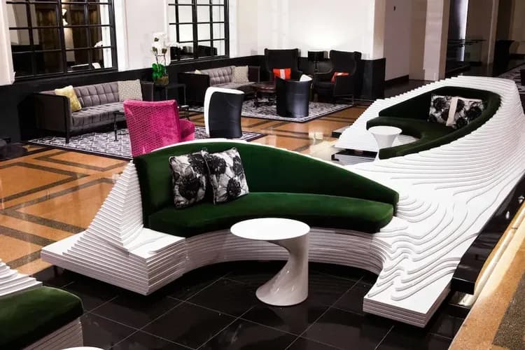 Lobby sitting area