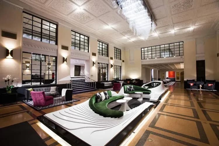 Lobby sitting area